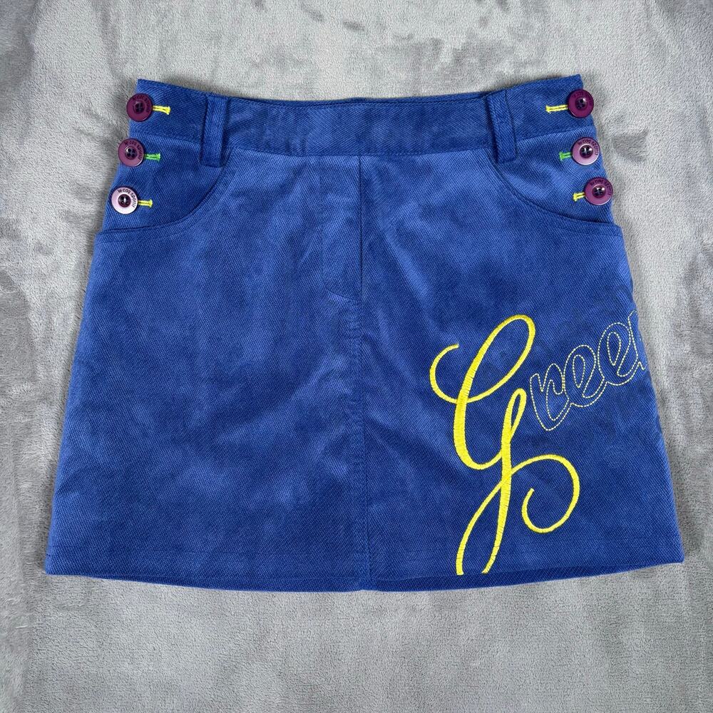 Women’s Le Coq Sportif Golf Collection Blue Embroidered Skort Size 7